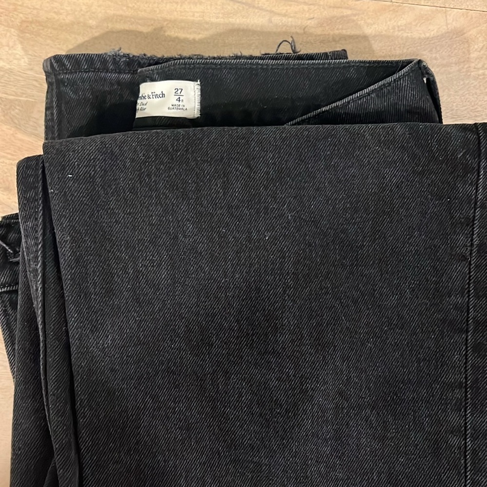 Abercrombie and Fitch The Dad High Rise Curve Love